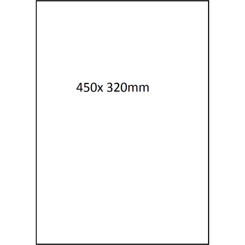 450 x 320 mm / 1 per vel