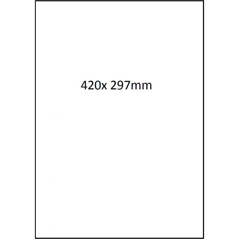 420 x 297 mm / 1 per vel