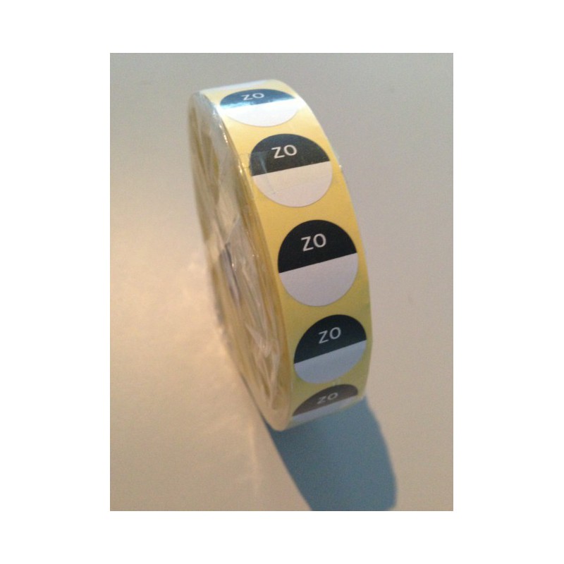 HACCP sticker, zondag HACCP sticker, zondag